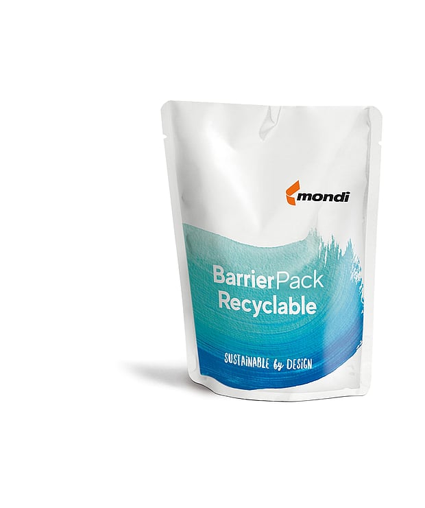 Monomaterial barrier packaging