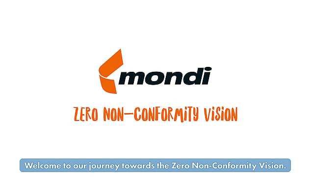A Mondi logo and text that reads 