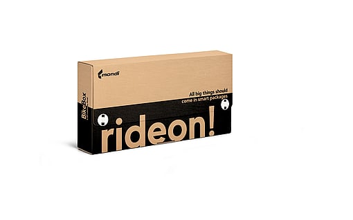 BikeBox - corrugated box with bike inside