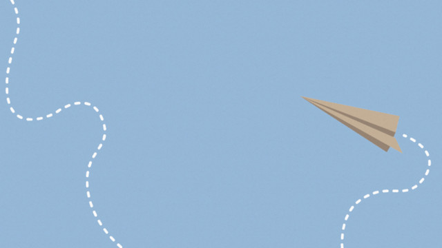 animated paper plane