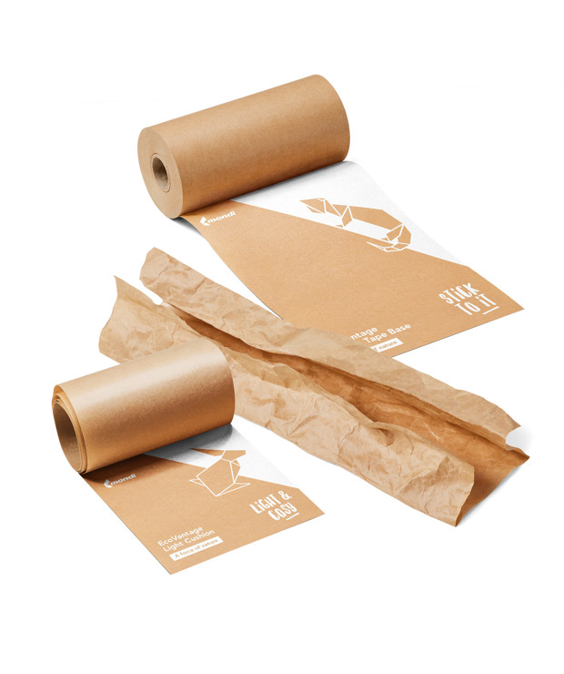 Kraft paper for eCommerce cushioning and tapes