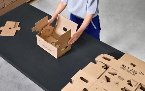 Set up small load carriers