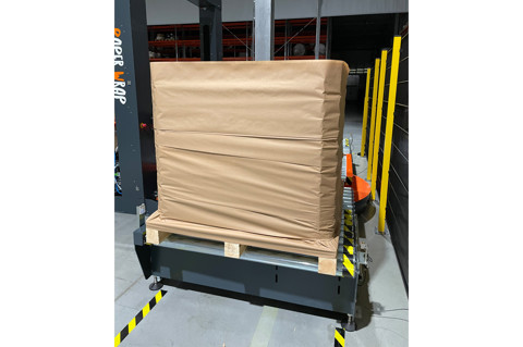 Sentrex Protection Sustainable and efficient paper wrap for industrial pallet wrapping
