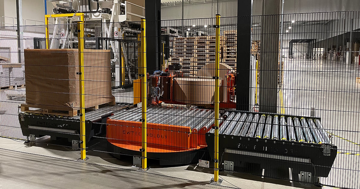 Sustainable and efficient paper wrap for industrial pallet wrapping