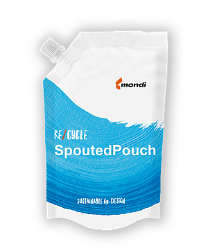 re/cycle SpoutedPouch corner