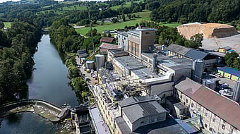 aerial shot of Mondi Neusiedler