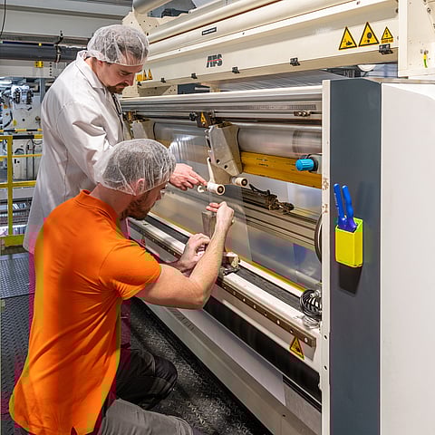 Mitarbeiter in der Produktion