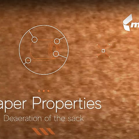Paper properties - de-aeration of the sack