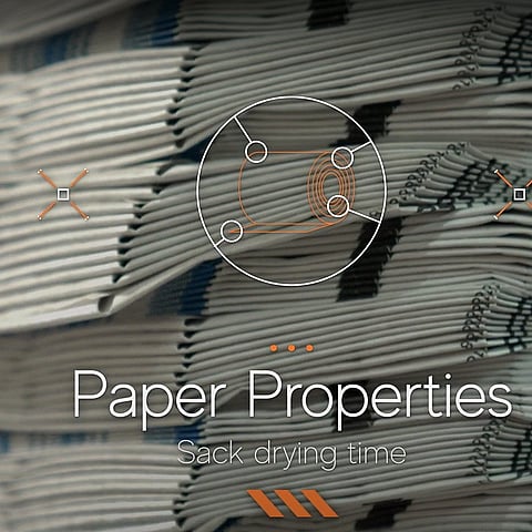 Paper properties - sack drying time