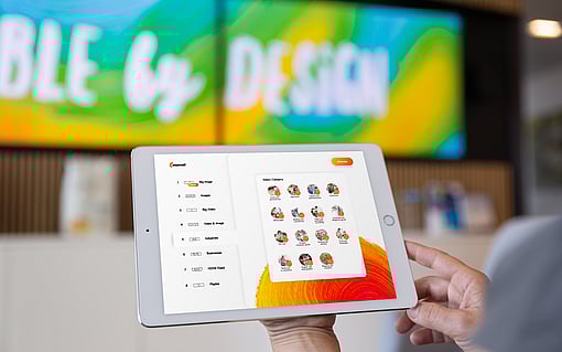 iPad in Verwendung