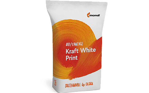 Ad/Vantage Kraft White Print