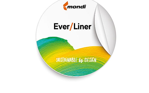 Mondi graphic with Ever/Liner written in the centre