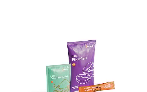 Selection of Mondi's functionalbarrier paper packaging