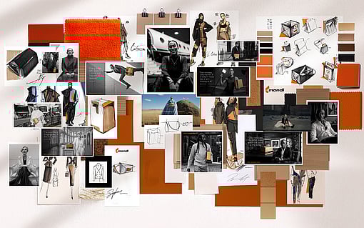A collage of fashion images representing the Mondi Fashionverse.
