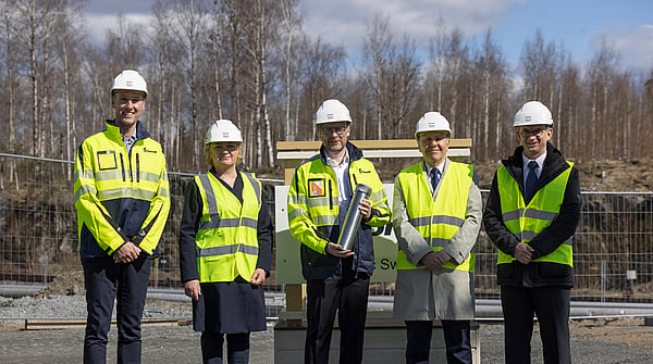 Cornerstone laid at Kuopio mill image