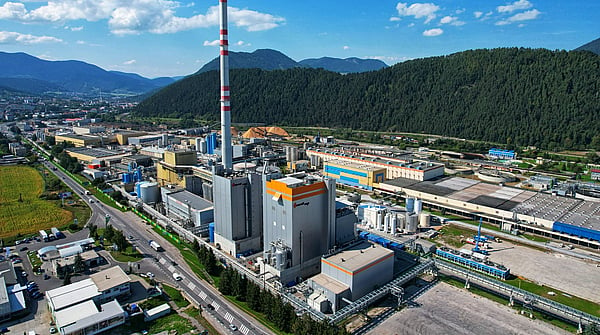 Mondi SCP mill exterior aerial