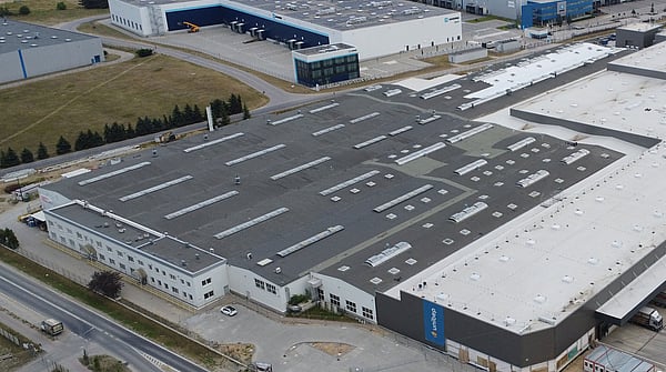 Mondi Warsaw plant view from above