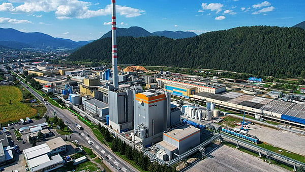 Mondi SCP mill exterior aerial