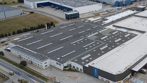 Mondi Warsaw plant view from above