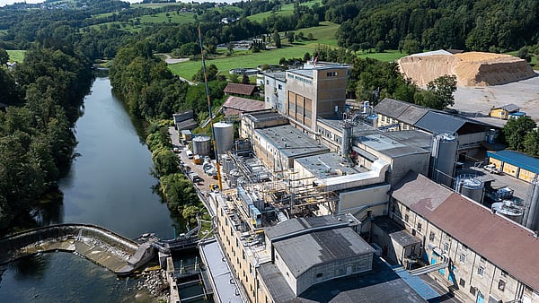 aerial shot of Mondi Neusiedler