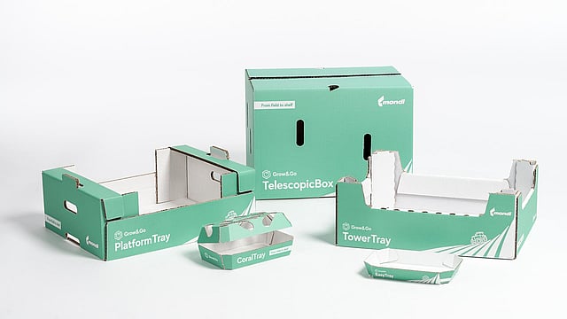 portfolio of corrugated retail packaging