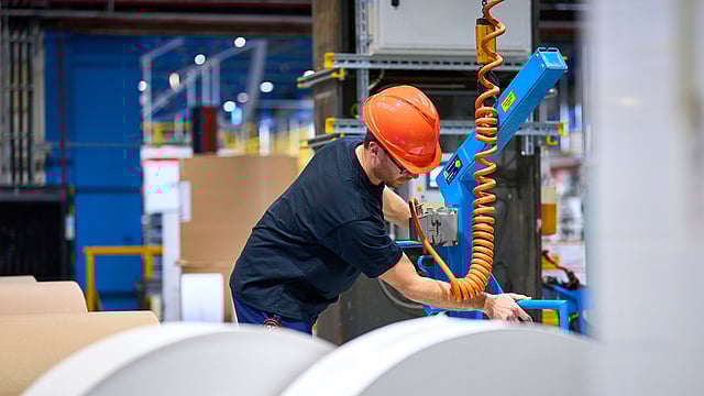 Mitarbeiter in der Produktion
