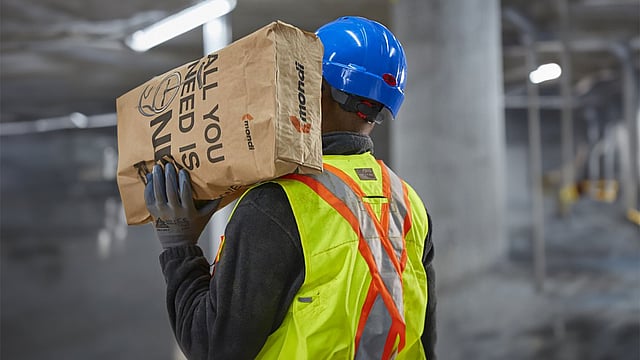 Industrial paper bag