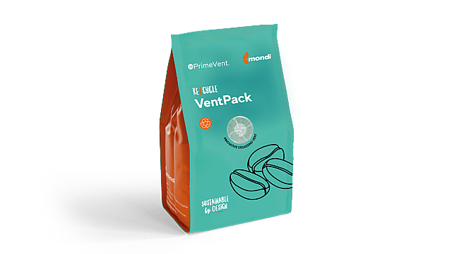re/cycle VentPack is an innovative degassing concept for packaging coffee (with pre-applied valve)