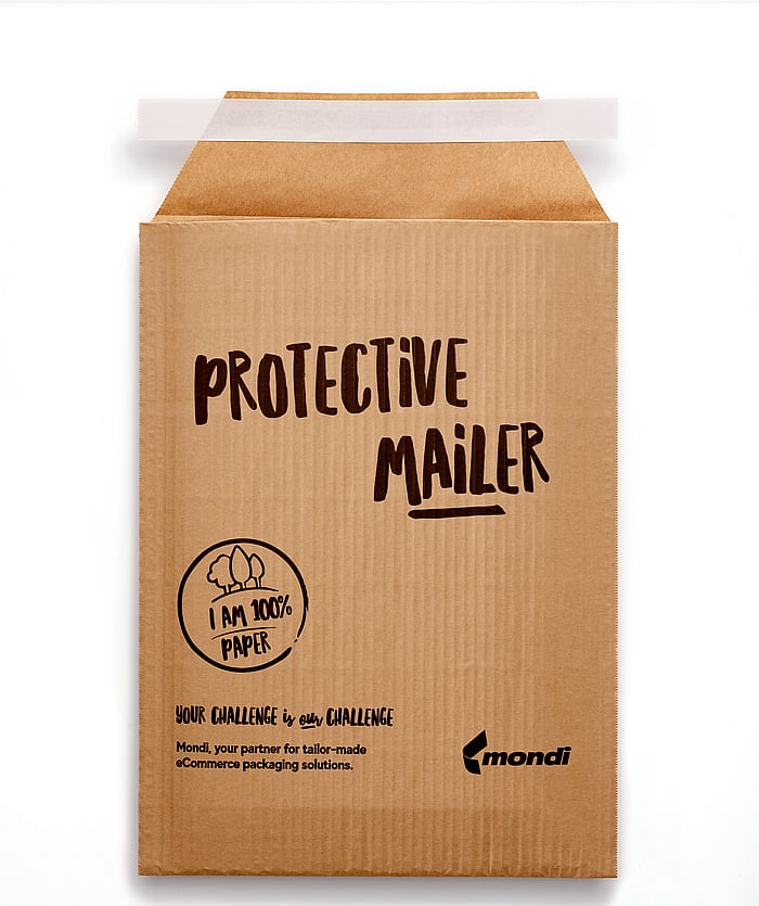 Protect your products with a fully recyclable in European paper streams padded mailer that’s strong and easy to use and kinder to the planet.