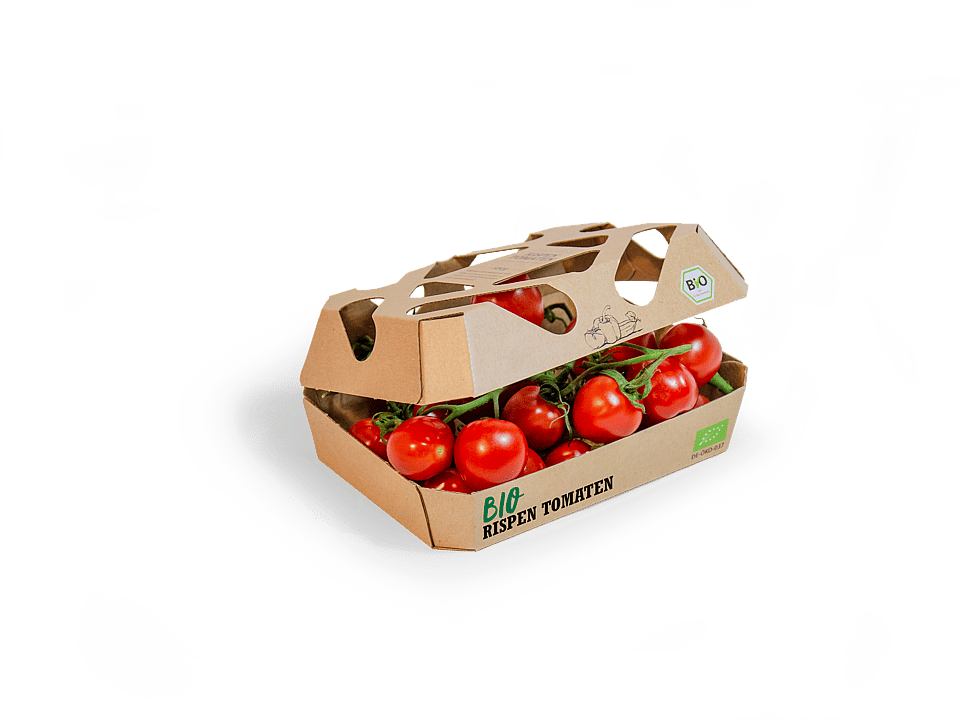 Packaging for fresh tomatoes.