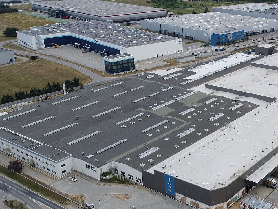 Mondi Warsaw plant view from above