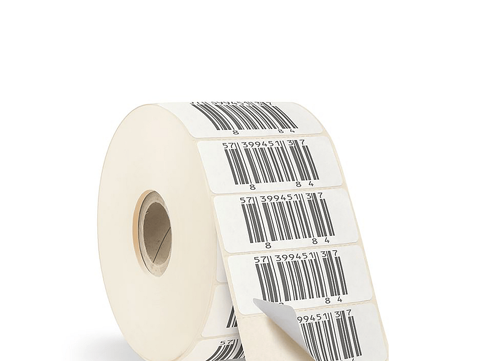 Top coated label films