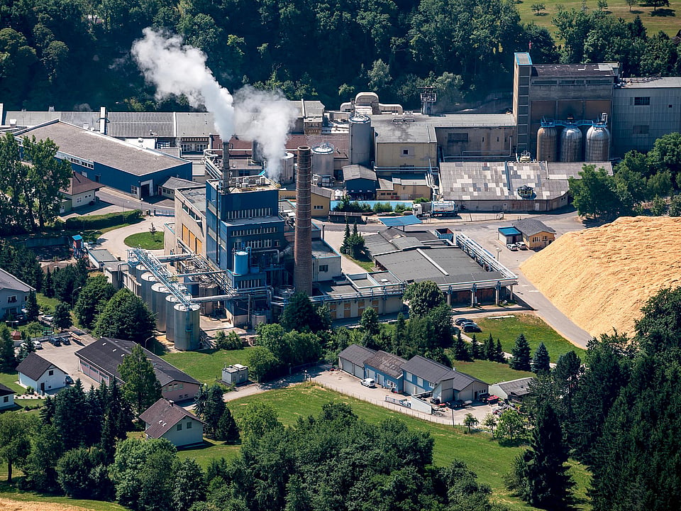 aerial shot of Mondi Neuseidler