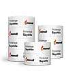 Several paper reels with the words ProVantage Baywhite written on them.