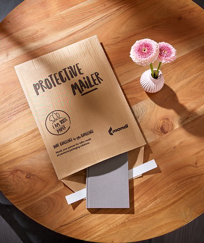 Protect your products with a fully recyclable in European paper streams padded mailer that’s strong and easy to use and kinder to the planet.
