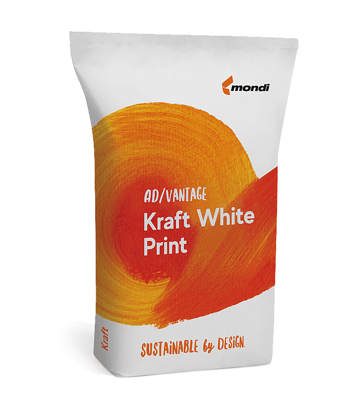 Ad/Vantage Kraft White Print