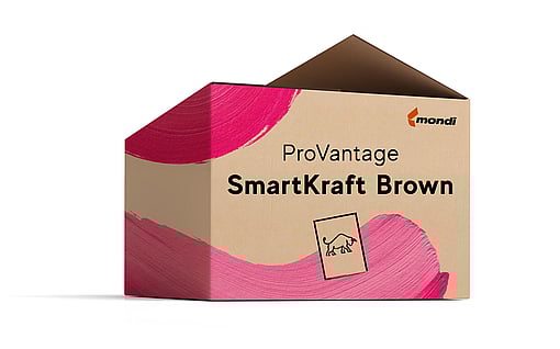 A box with SmartKraft Brown written on it