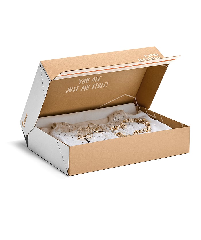 Lightweight yet durable, perfect for fashion and accessories. Pull-up construction, double hotmelt strips and tear-tape opening provide fast packing, easy opening and a smooth unboxing experience.