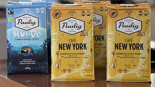Paulig coffee packaging