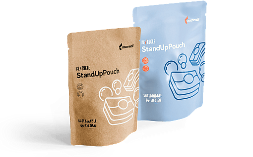mono-material and paper-based StandUpPouch