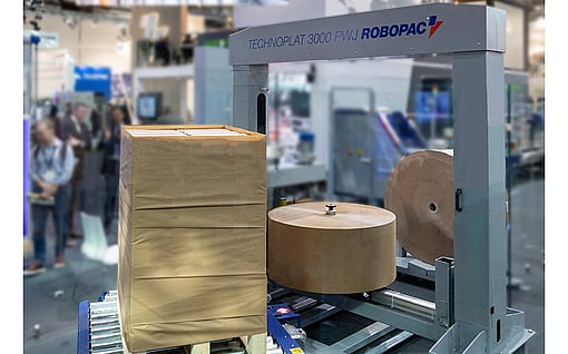 The semi-automatic machine is able to process a 25kg reel of Advantage StretchWrap to secure up to 40 pallets with one reel, every hour. The fully automated wrapping machine, meanwhile, can wrap up to 750 pallets with one reel, which equates to up to 60 pallets per hour. This solution was introduced at the 2023 Interpack fair, where delegates could witness first-hand the genuine, successful trials on the prototype.