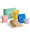 A selection of packshots of packaging solutions made using Mondi's FunctionalBarrier paper.