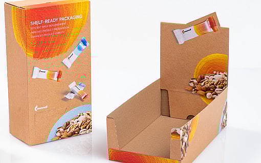 A collection of shelf-ready packaging.