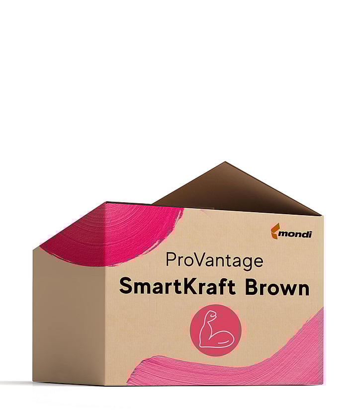 A box with SmartKraft Brown written on it