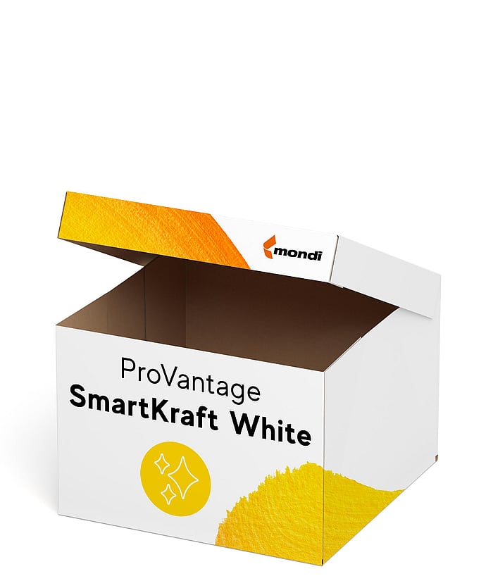A box with SmartKraft White written on it