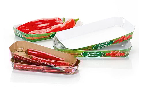 Punnets made for fresh produce.