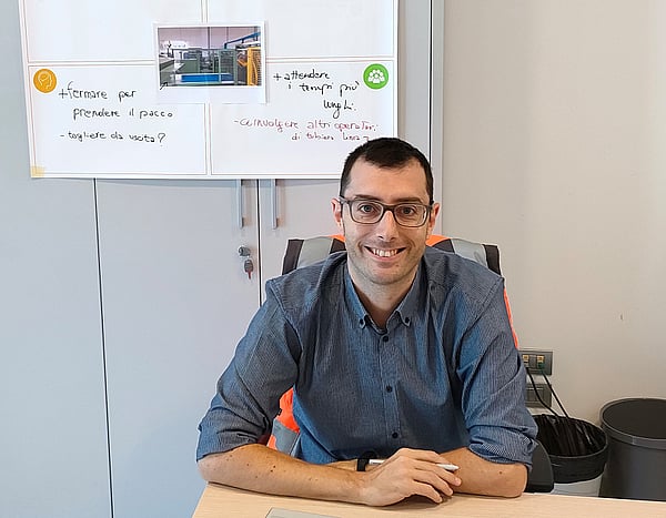 Francesco Ciarapica in his office
