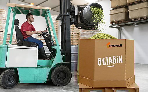 Ein Wellpappkarton für schwere Güter.