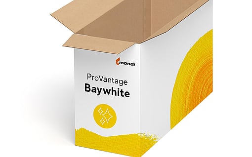 A corrugated box solution with ProVantage Baywhite written on it.