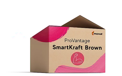 A box with SmartKraft Brown written on it.